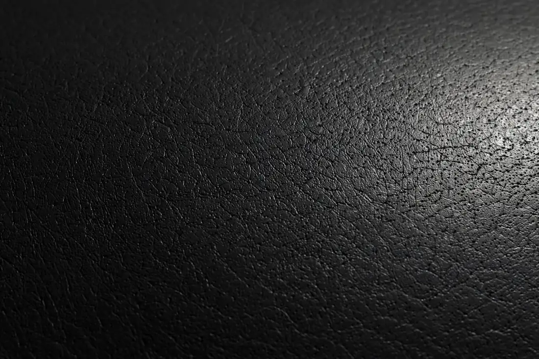 Genuine leather texture close-up for The Urban Oversized Jacket