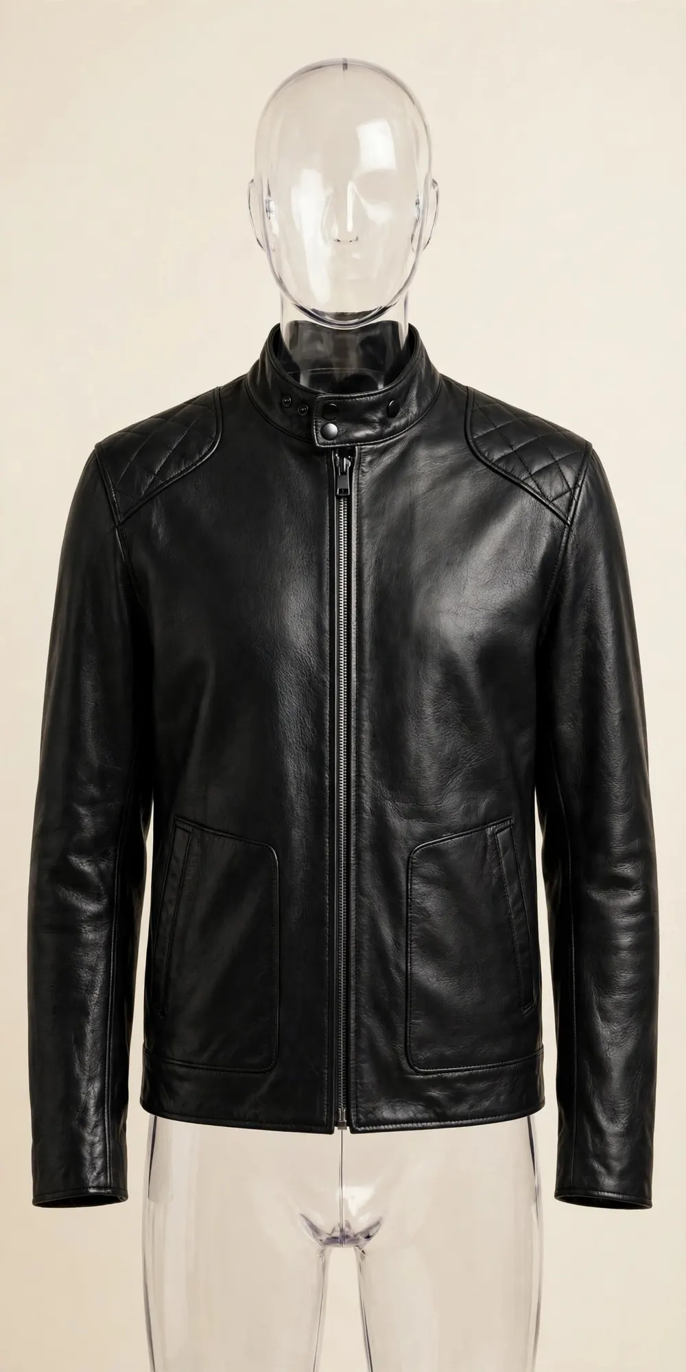 The Heritage Cafe Racer — Top-grain leather jacket